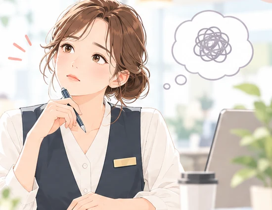 担当者一人が、抱えている。を考える研修資料の場面